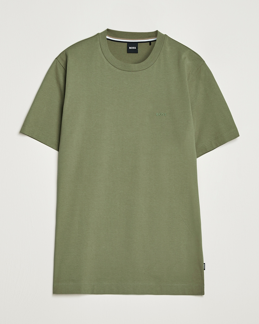 Men | T-Shirts | BOSS BLACK | Thompson Crew Neck T-Shirt Medium Green