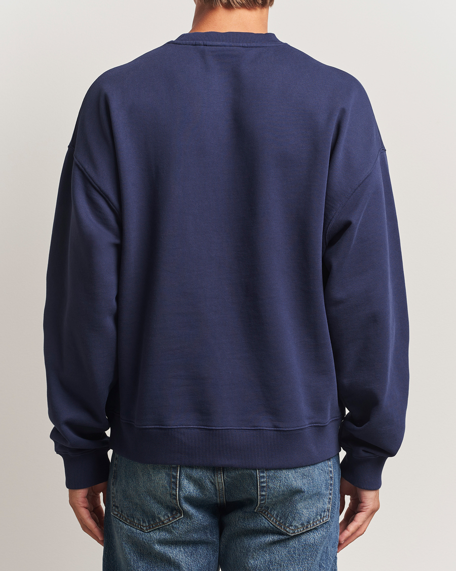 Men | Sweaters & Knitwear | Axel Arigato | Micro Bee Bird Sweatshirt Navy