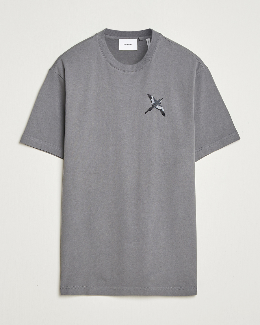 Men | T-Shirts | Axel Arigato | Micro Bee Bird T-Shirt Steel Grey