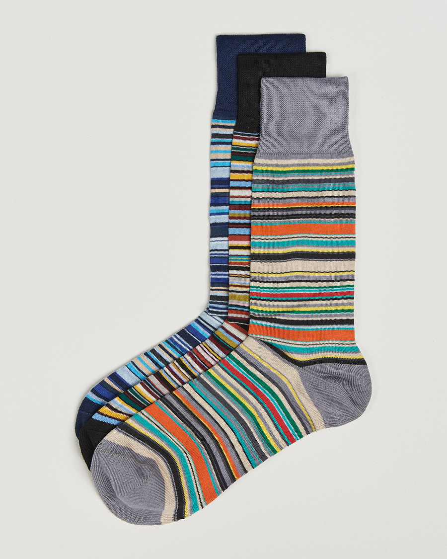 Men | Underwear & Socks | Paul Smith | Paul Smith3-Pack Signature Striped SocksMulti