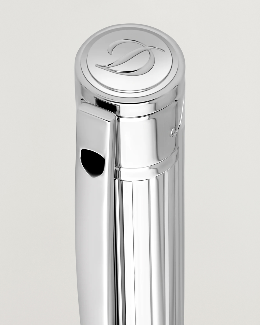 Men | S.T. Dupont D-Initial Ballpoint Pen Chrome | S.T. Dupont | D-Initial Ballpoint Pen Chrome
