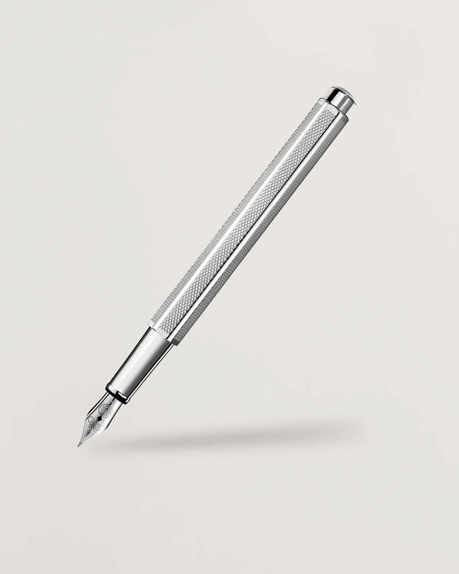 Men | Caran d' Ache Ecridor Retro Fountain Pen Platinum Coated | Caran d'Ache | Caran d' Ache Ecridor Retro Fountain Pen Platinum Coated