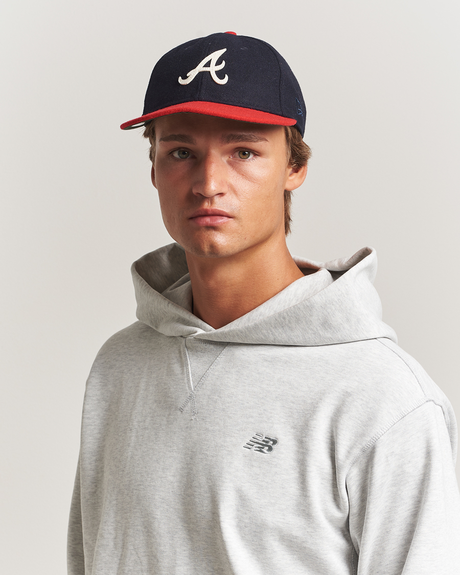 Men | Hats & Caps | New Era | Retro Crown 9Fifty Melton Wool Cap Atlanta Braves