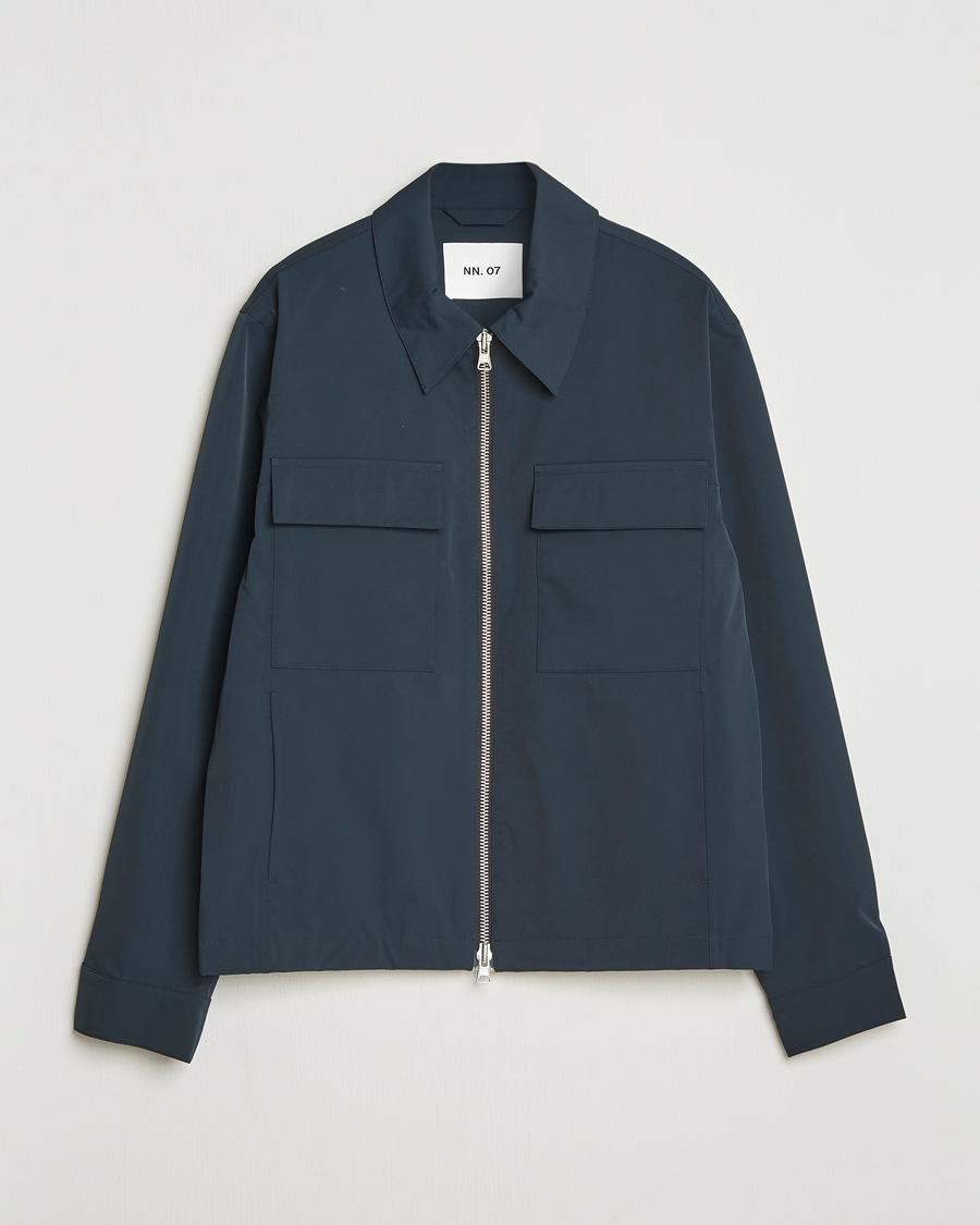 Men | Coats & Jackets | NN07 | Alban Bomber Jacket Navy Blue