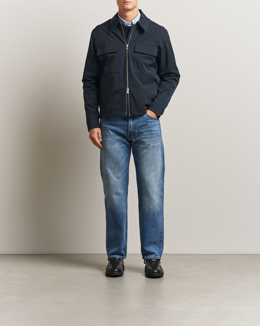 Men | Coats & Jackets | NN07 | Alban Bomber Jacket Navy Blue
