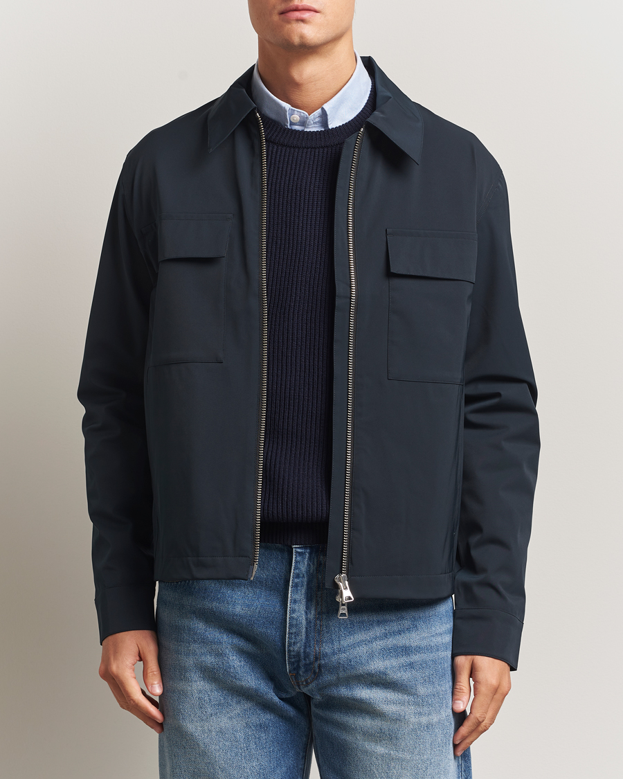 Men | Coats & Jackets | NN07 | Alban Bomber Jacket Navy Blue