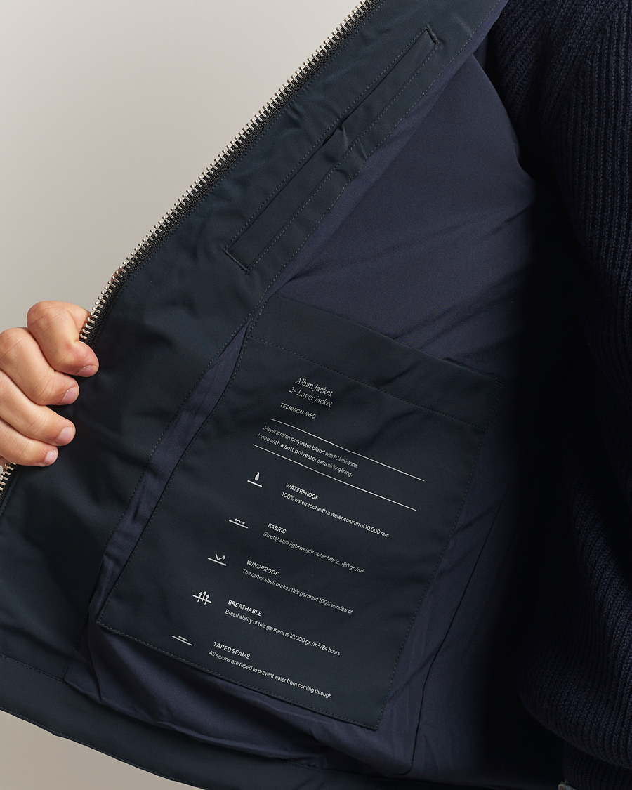 Men | Coats & Jackets | NN07 | Alban Bomber Jacket Navy Blue