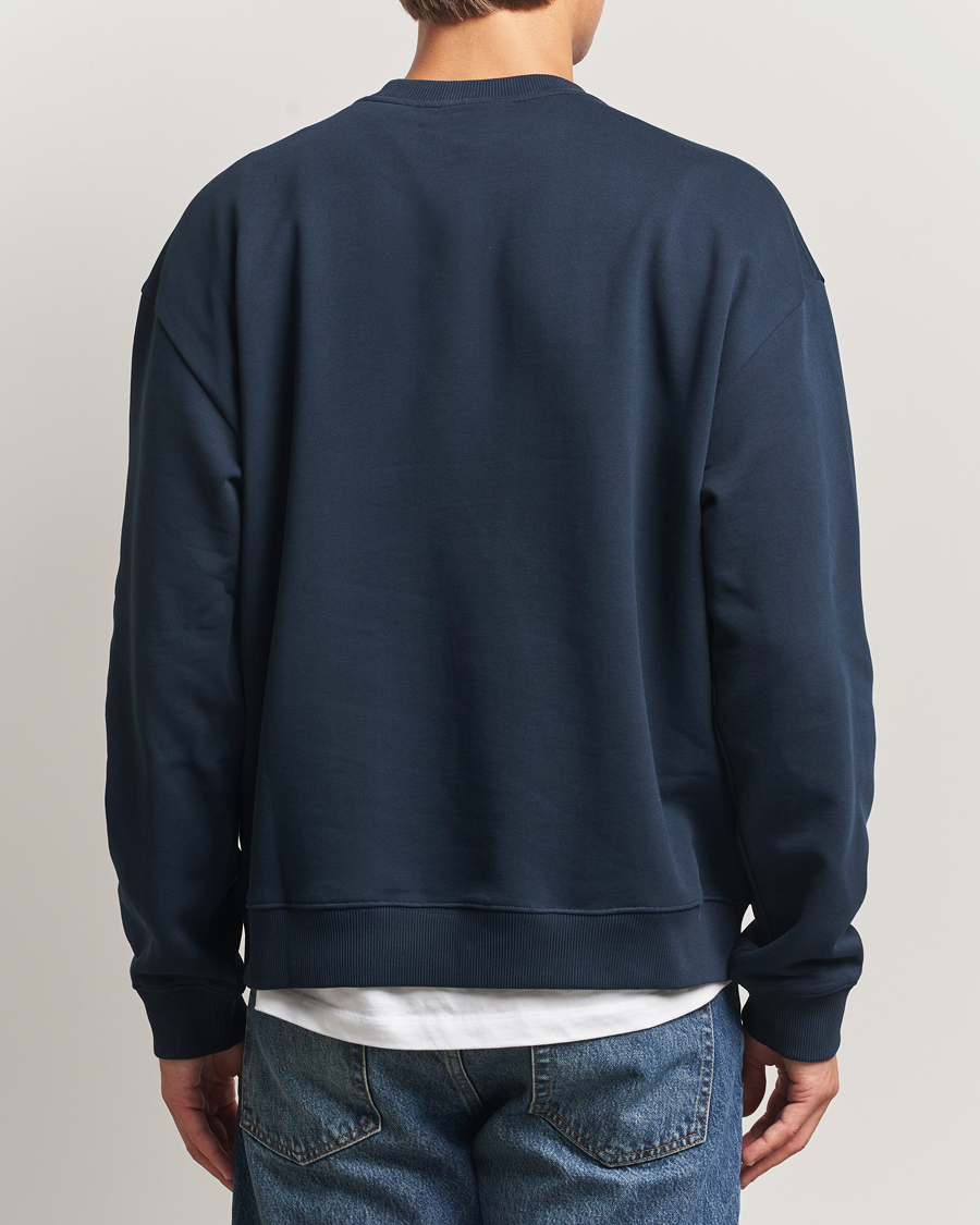 Men | Sweaters & Knitwear | NN07 | Dagon Crew Neck Sweatshirt Navy