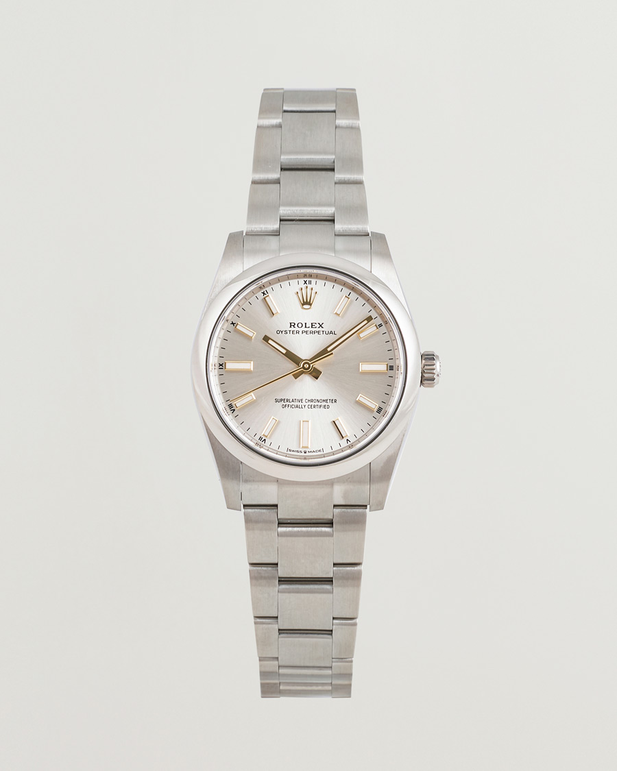 Men | Rolex Pre-Owned Oyster Perpetual 34 | Rolex Pre-Owned | Oyster Perpetual 34