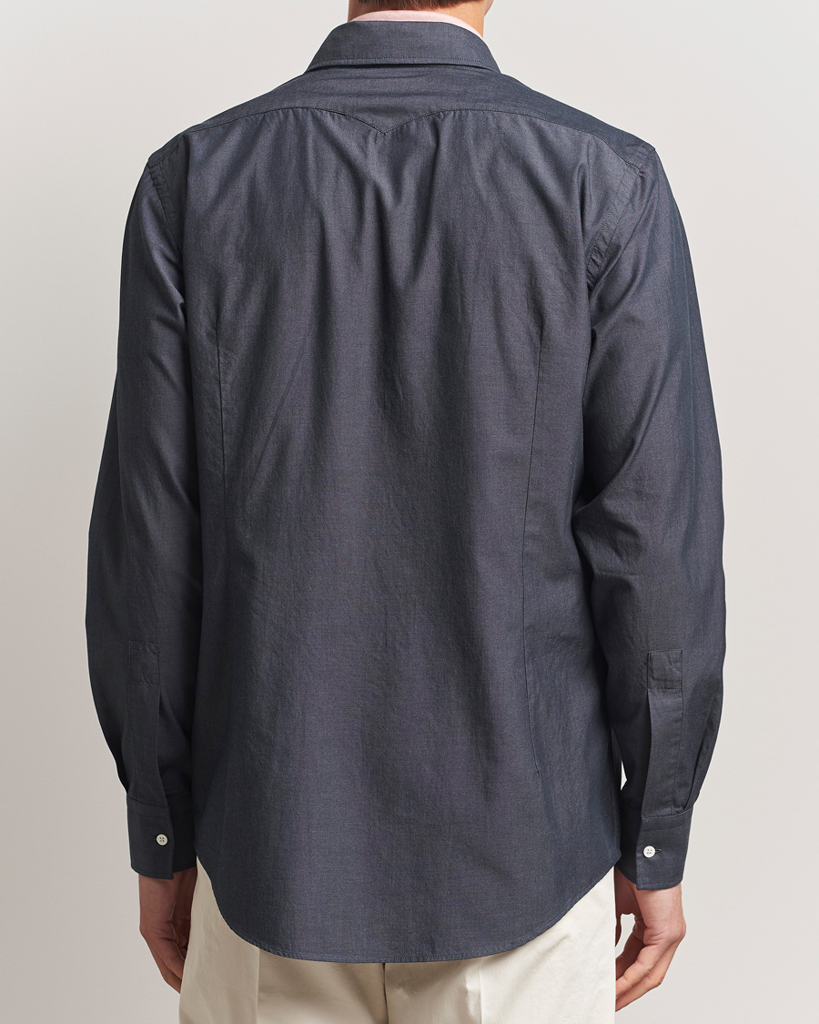 Men | Shirts | Massimo Alba | Arizona Western Shirt Dark Blue