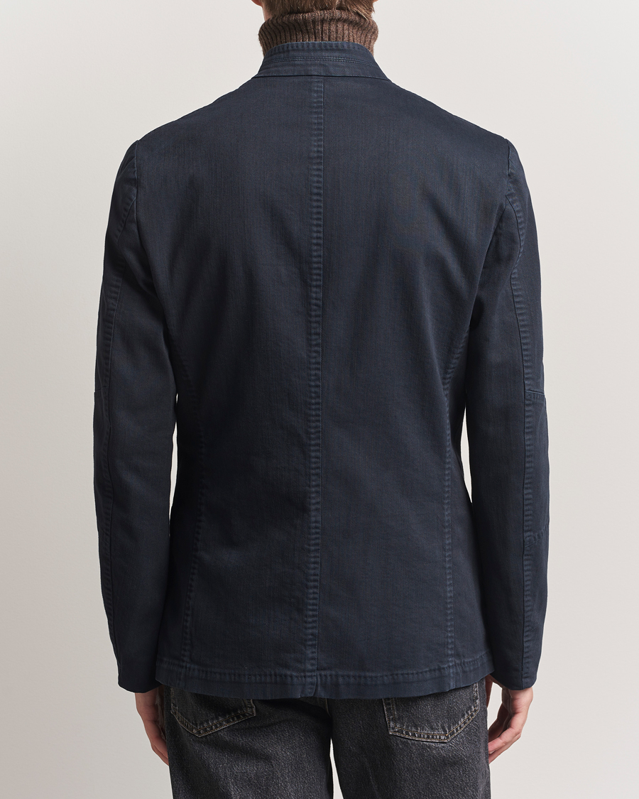 Men | Blazers | Massimo Alba | Gstaad Bull Cotton Jacket Navy