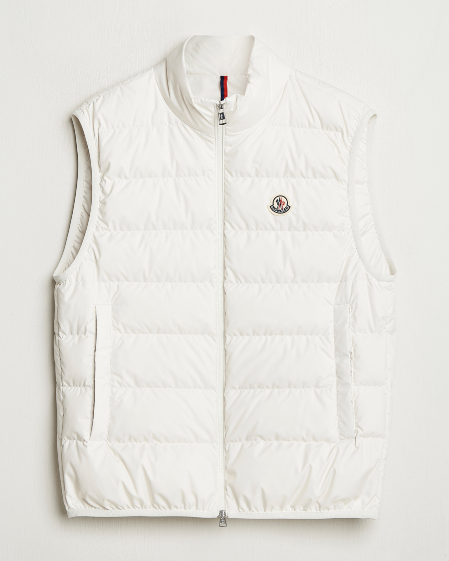 Men | Coats & Jackets | Moncler | Contrin Down Vest Off White