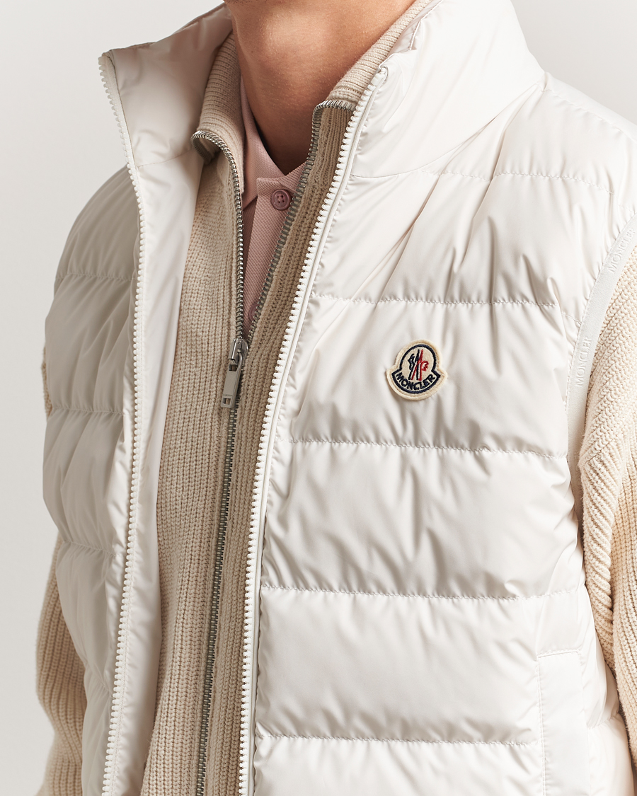 Men | Coats & Jackets | Moncler | Contrin Down Vest Off White
