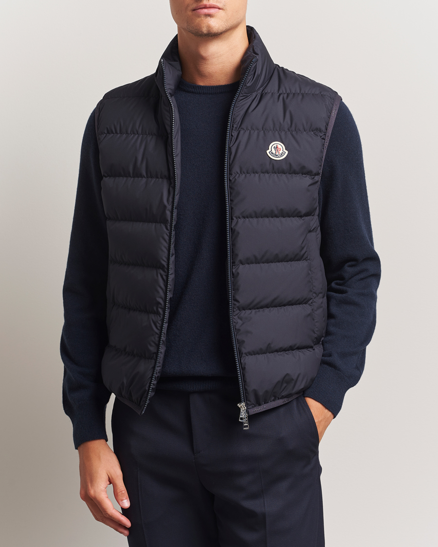 Men | Coats & Jackets | Moncler | Contrin Down Vest Navy
