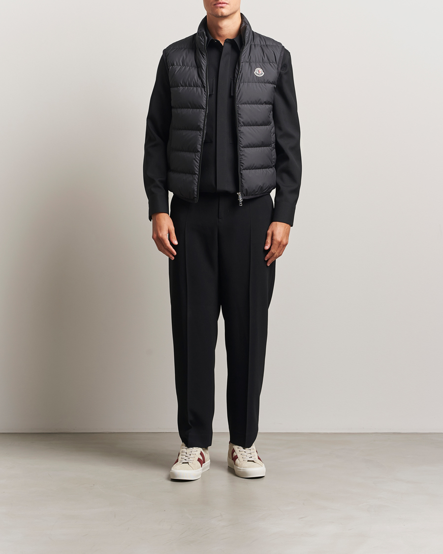 Moncler Contrin Down Vest Black at CareOfCarl.com
