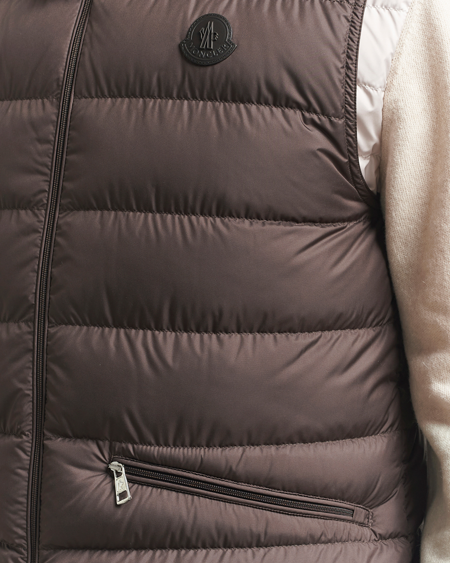 Men | Coats & Jackets | Moncler | Treompan Down Vest Brown