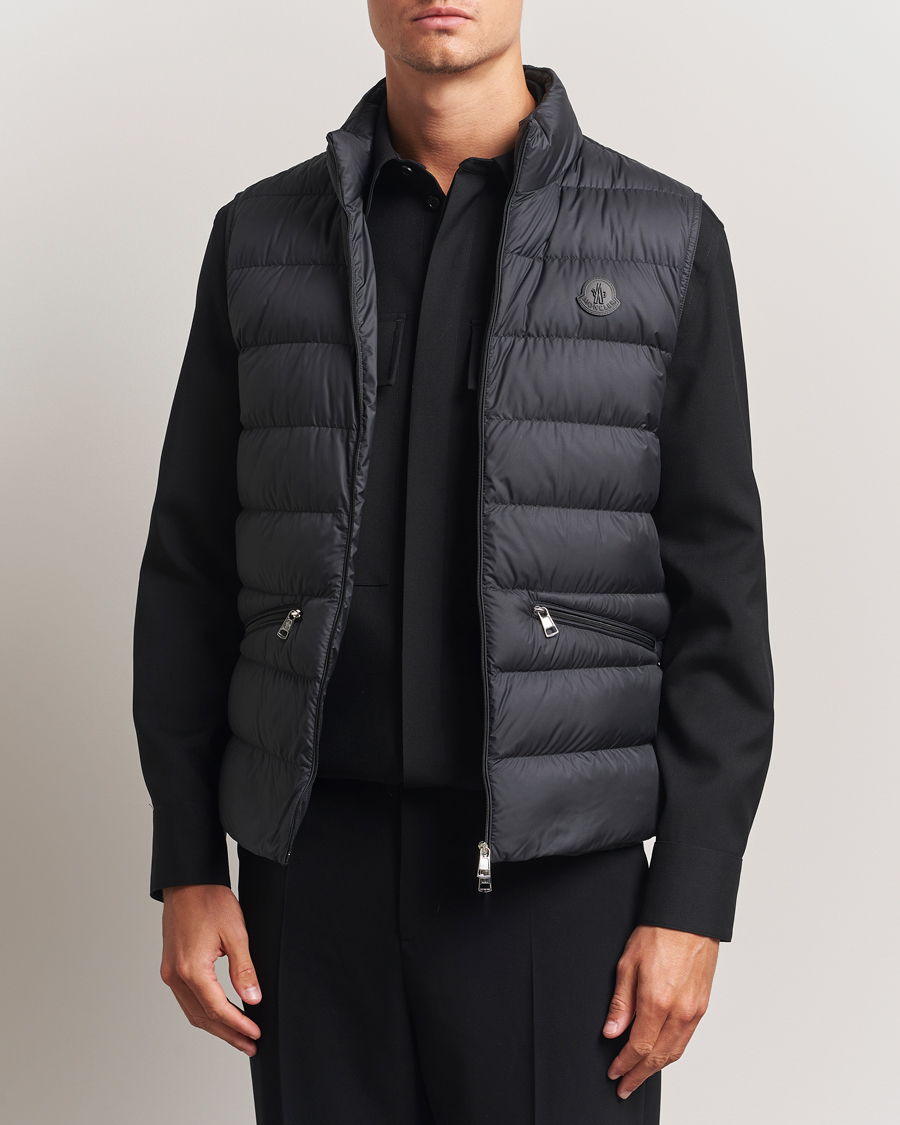 Men | Gilets | Moncler | Treompan Down Vest Black