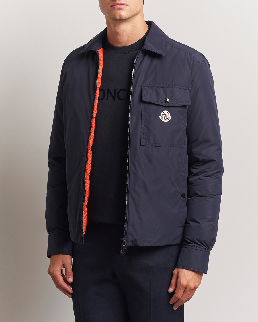 Moncler Vigeon Shirt Jacket Navy at CareOfCarl.com