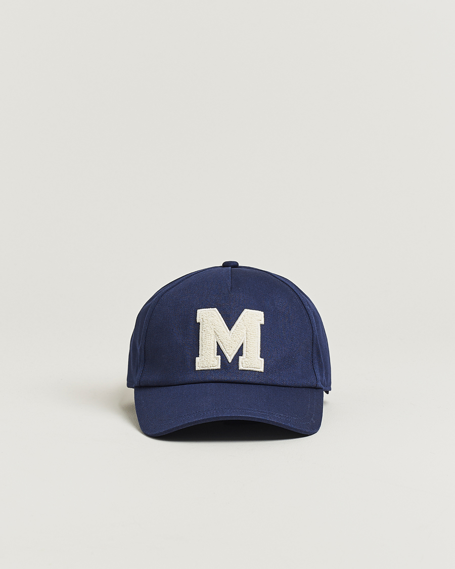 Men | Hats & Caps | Moncler | Archive Logo Baseball Cap Navy