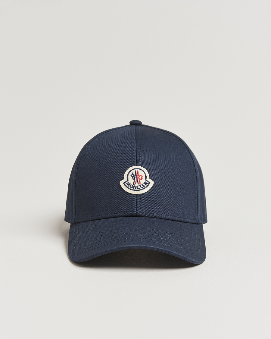 Men | Hats & Caps | Moncler | Logo Baseball Cap Navy