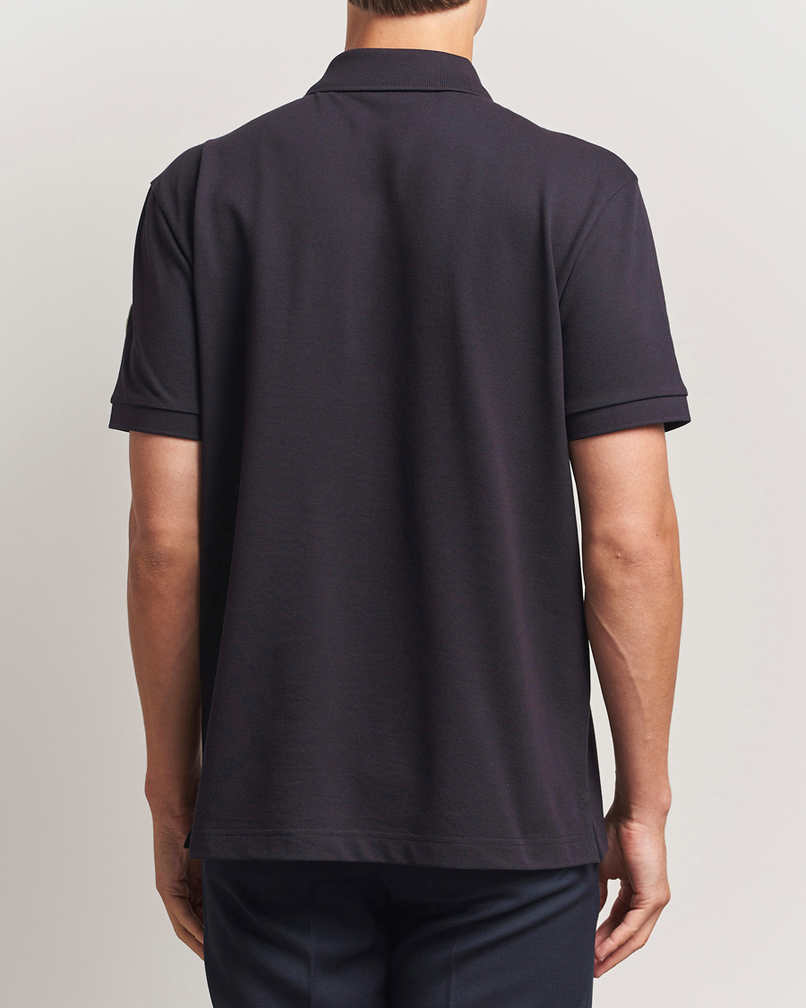 Men | Polo Shirts | Moncler | Archive Logo Polo Navy