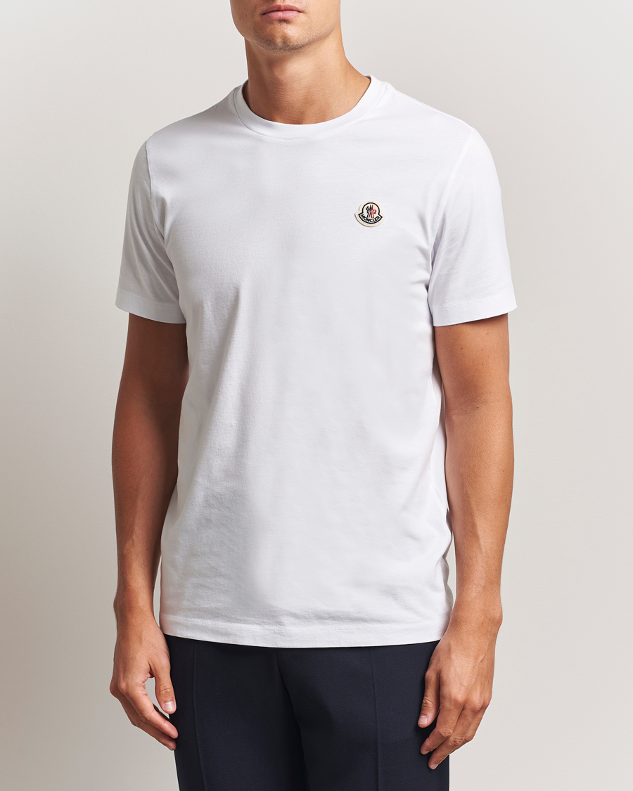 Men | T-Shirts | Moncler | 3-Pack Logo T-Shirt White