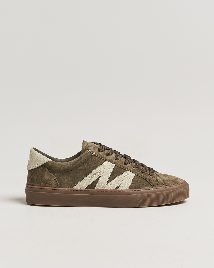 Men | Sneakers | Moncler | Monaco Low Top Sneakers Olive