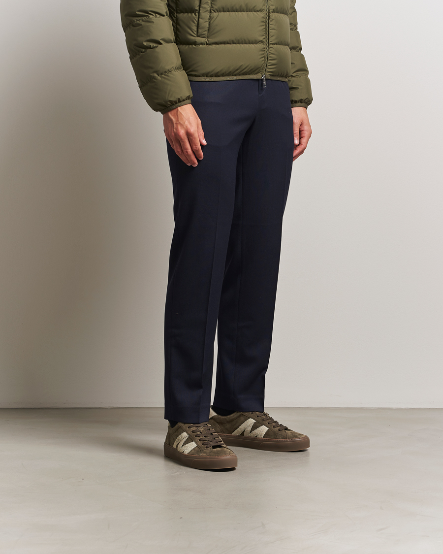 Men | Sneakers | Moncler | Monaco Low Top Sneakers Olive