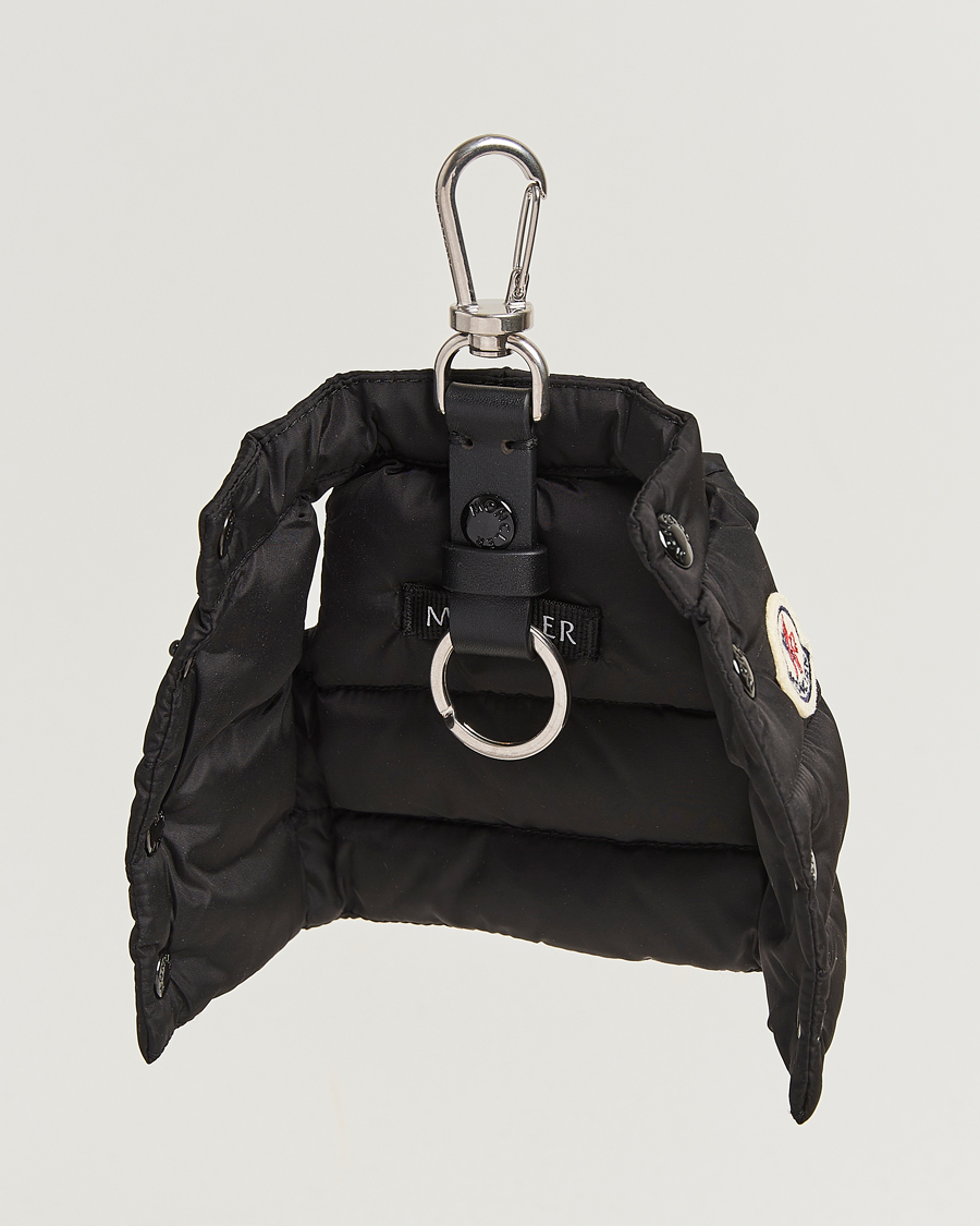 Moncler Down Vest Key Ring Black at CareOfCarl.com