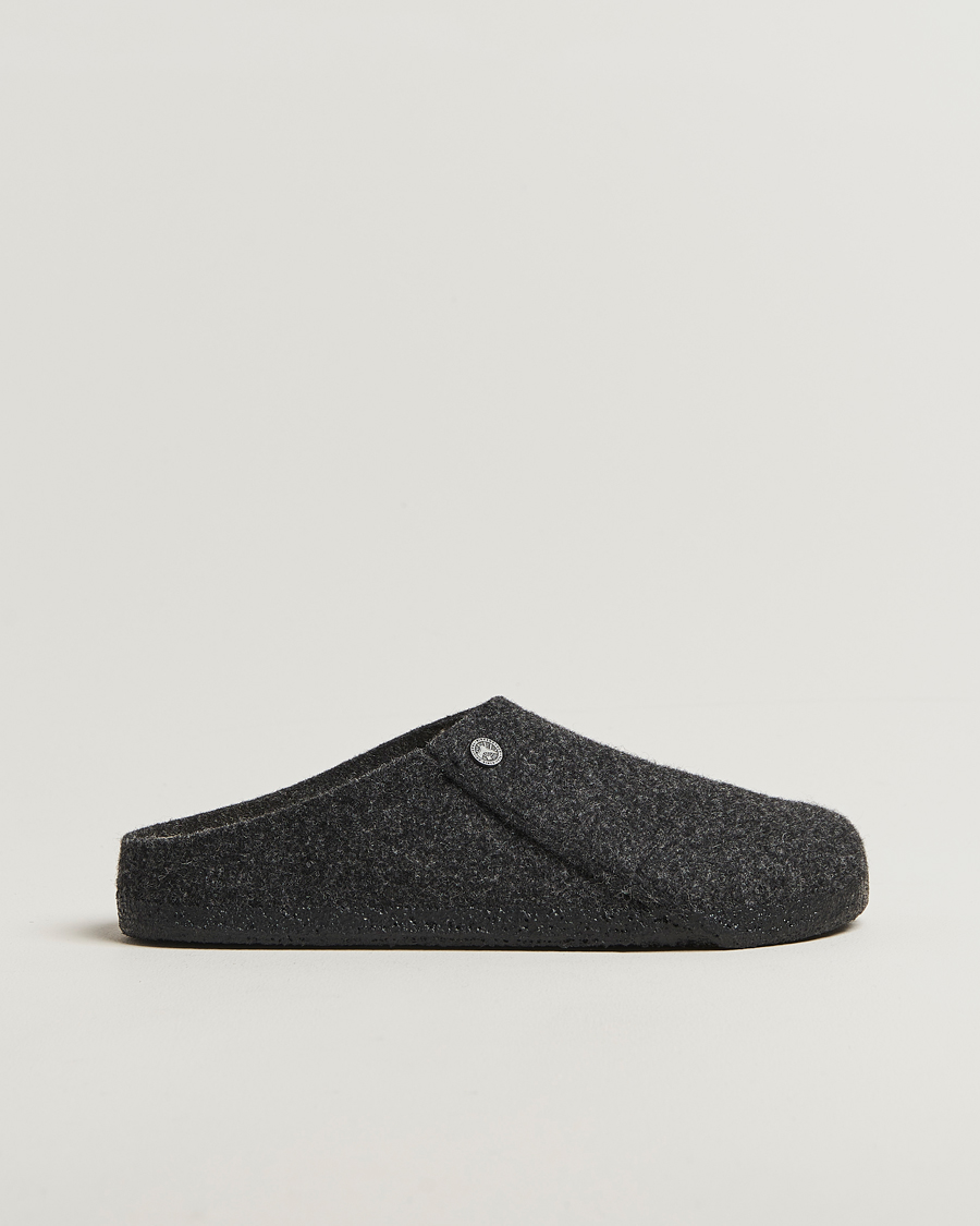 Men | Sandals & Slides | BIRKENSTOCK | Zermatt Shearling Wool Felt Anthracite