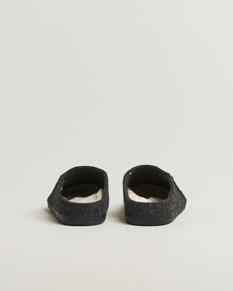 Men | Sandals & Slides | BIRKENSTOCK | Zermatt Shearling Wool Felt Anthracite
