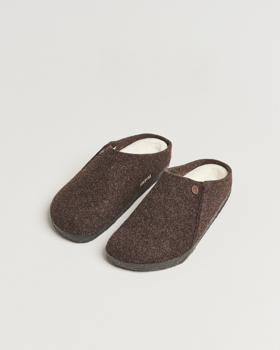 Men | BIRKENSTOCK Zermatt Shearling Wool Felt Mocha | BIRKENSTOCK | Zermatt Shearling Wool Felt Mocha
