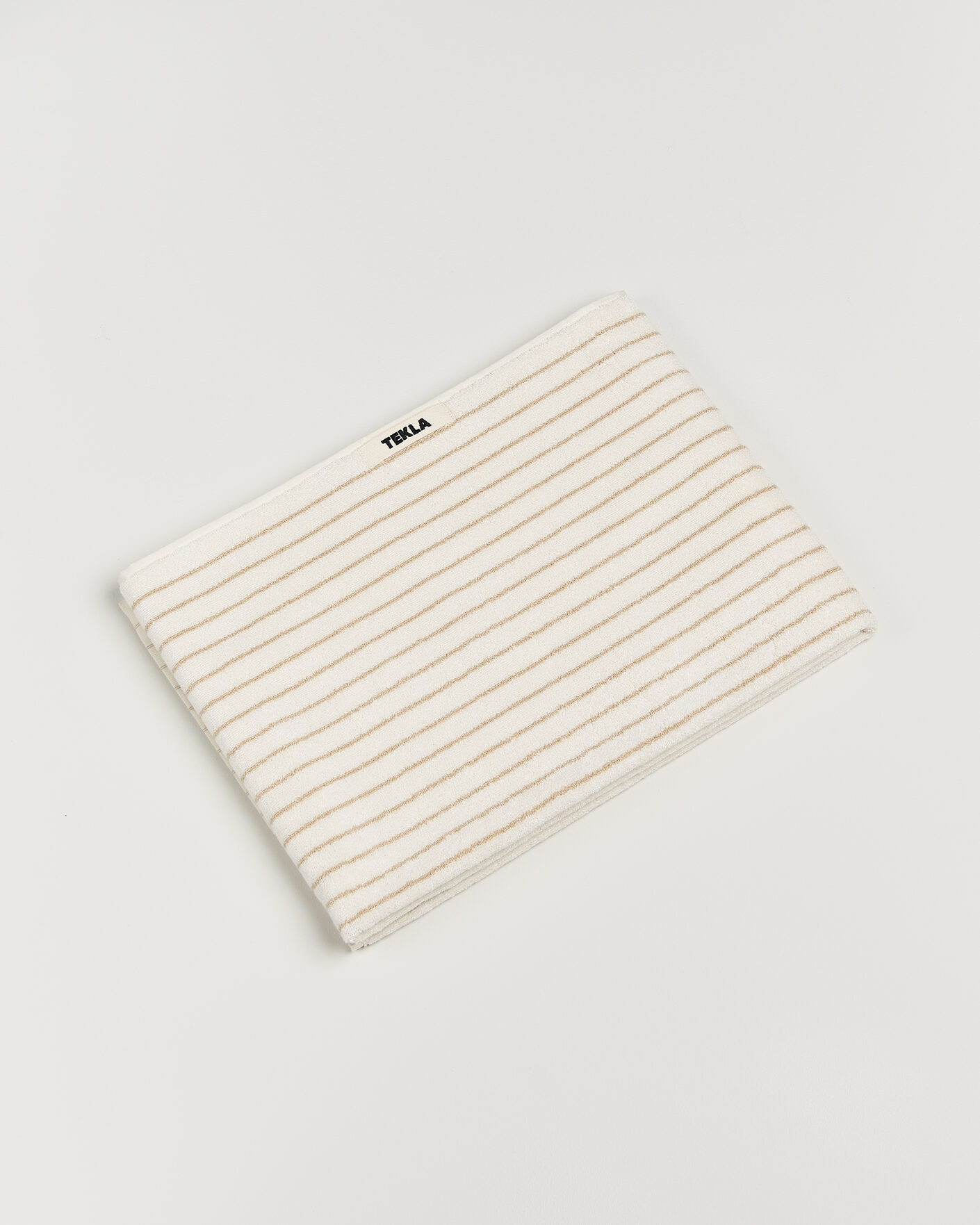 Tekla Organic Terry Bath Towel Sienna Stripes at CareOfCarl.com
