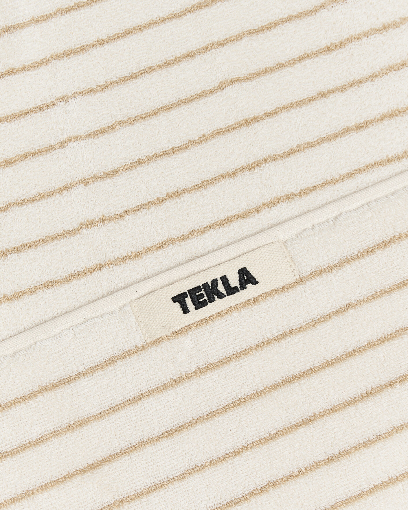 Men | Fabrics | Tekla | Organic Terry Bath Towel Sienna Stripes