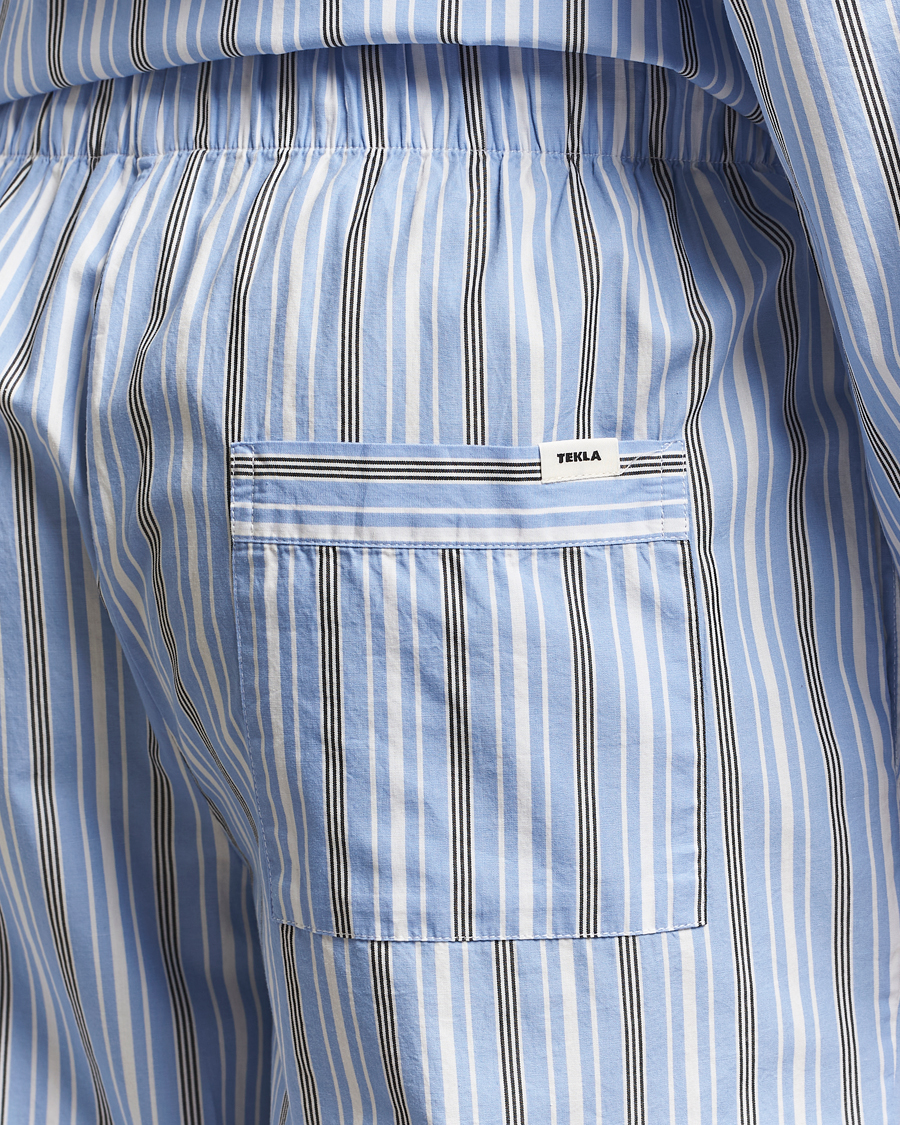 Men | Pyjamas & Robes | Tekla | Poplin Pyjama Pants Stave Stripes