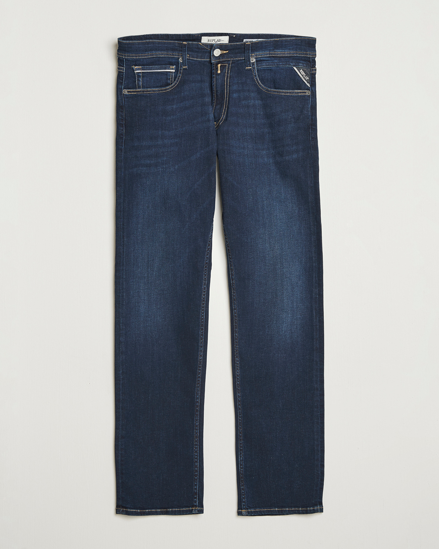 Men | Jeans | Replay | Grover Powerstretch Jeans Dark Blue