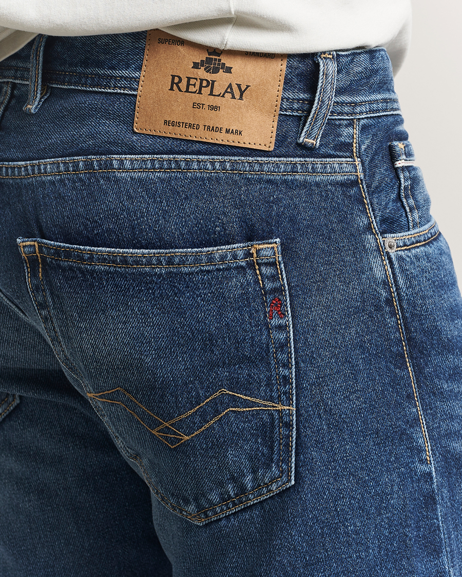 Men | Jeans | Replay | Grover Rigid Orignal Jeans Dark Blue