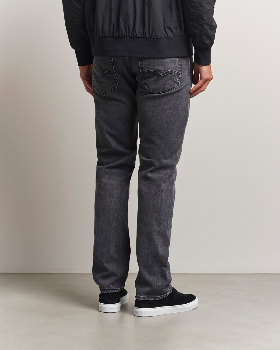 Men | Jeans | Replay | Rocco Comfort Fit Stretch Eco Plus Jeans Washed Black