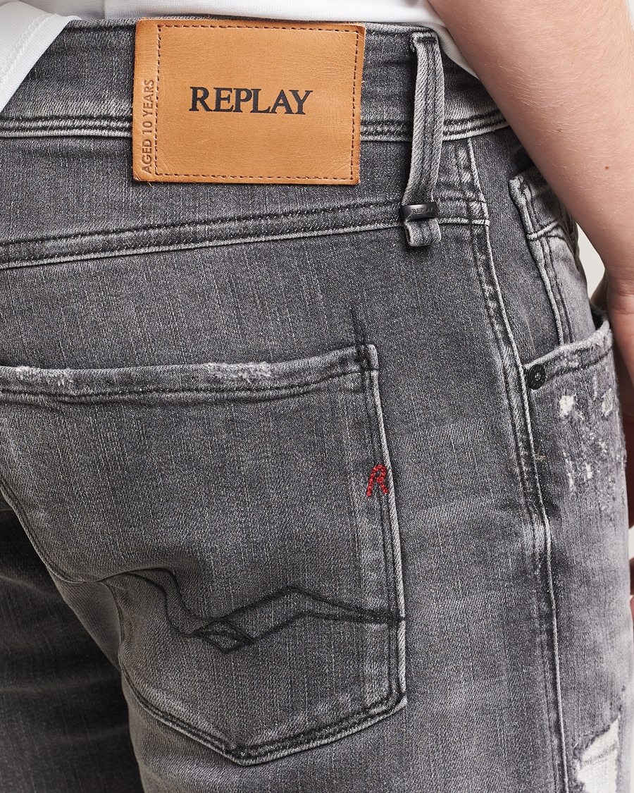 Men | Jeans | Replay | Anbass 10 Years Wash Jeans Dark Grey