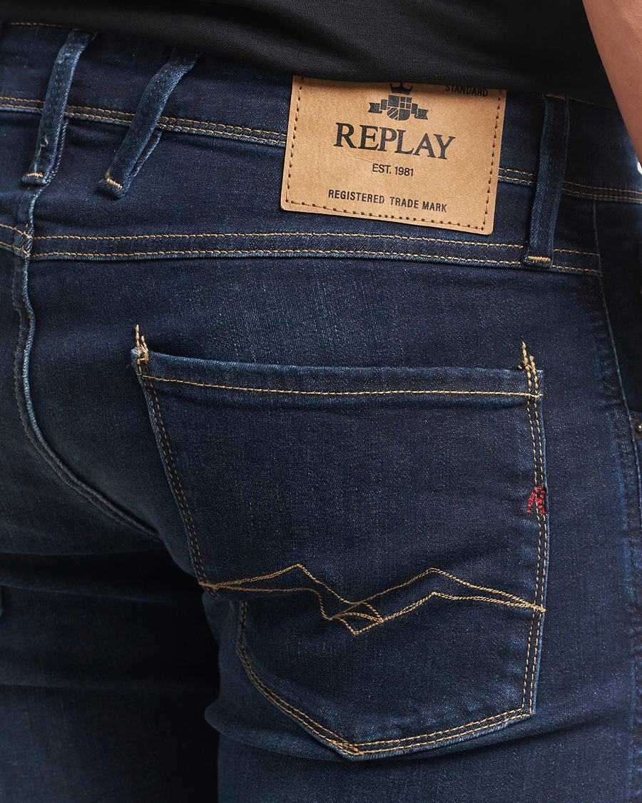 Men | Jeans | Replay | Anbass Powerstretch Jeans Dark Blue