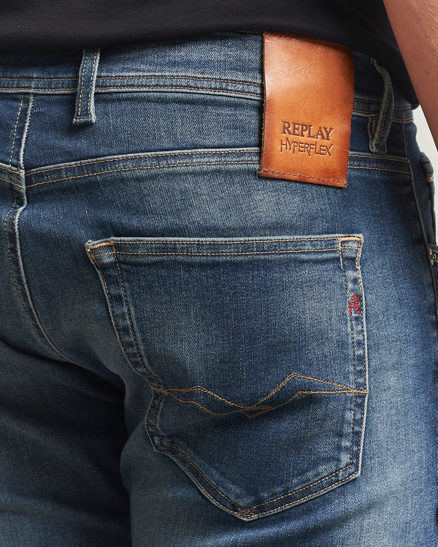 Men | Jeans | Replay | Grover Hyperflex Dust Jeans Medium Blue