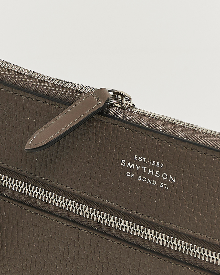 Men | Bags | Smythson | Ludlow Flat Organiser Pouch Dark Taupe