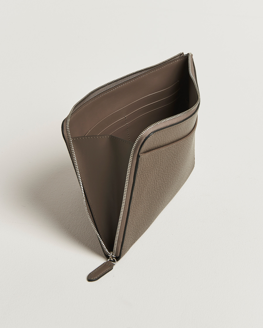 Men | Bags | Smythson | Ludlow Flat Organiser Pouch Dark Taupe