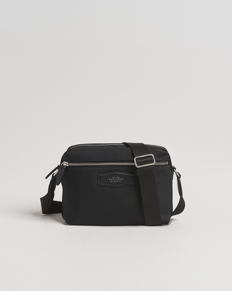 Men | Bags | Smythson | Canvas Norton Crossbody Bag Black