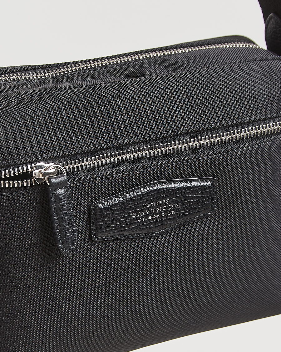 Men | Bags | Smythson | Canvas Norton Crossbody Bag Black