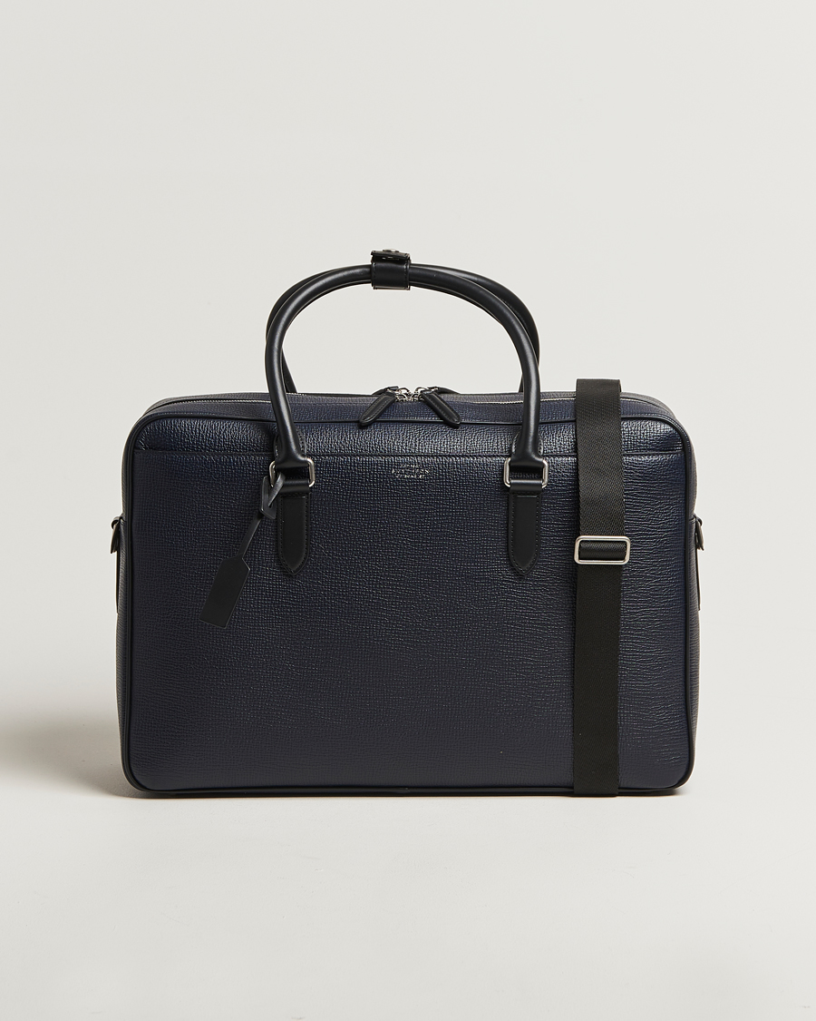 Men | Bags | Smythson | Ludlow 48 Hours Travel Bag Navy