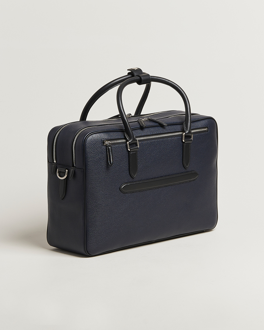 Men | Bags | Smythson | Ludlow 48 Hours Travel Bag Navy