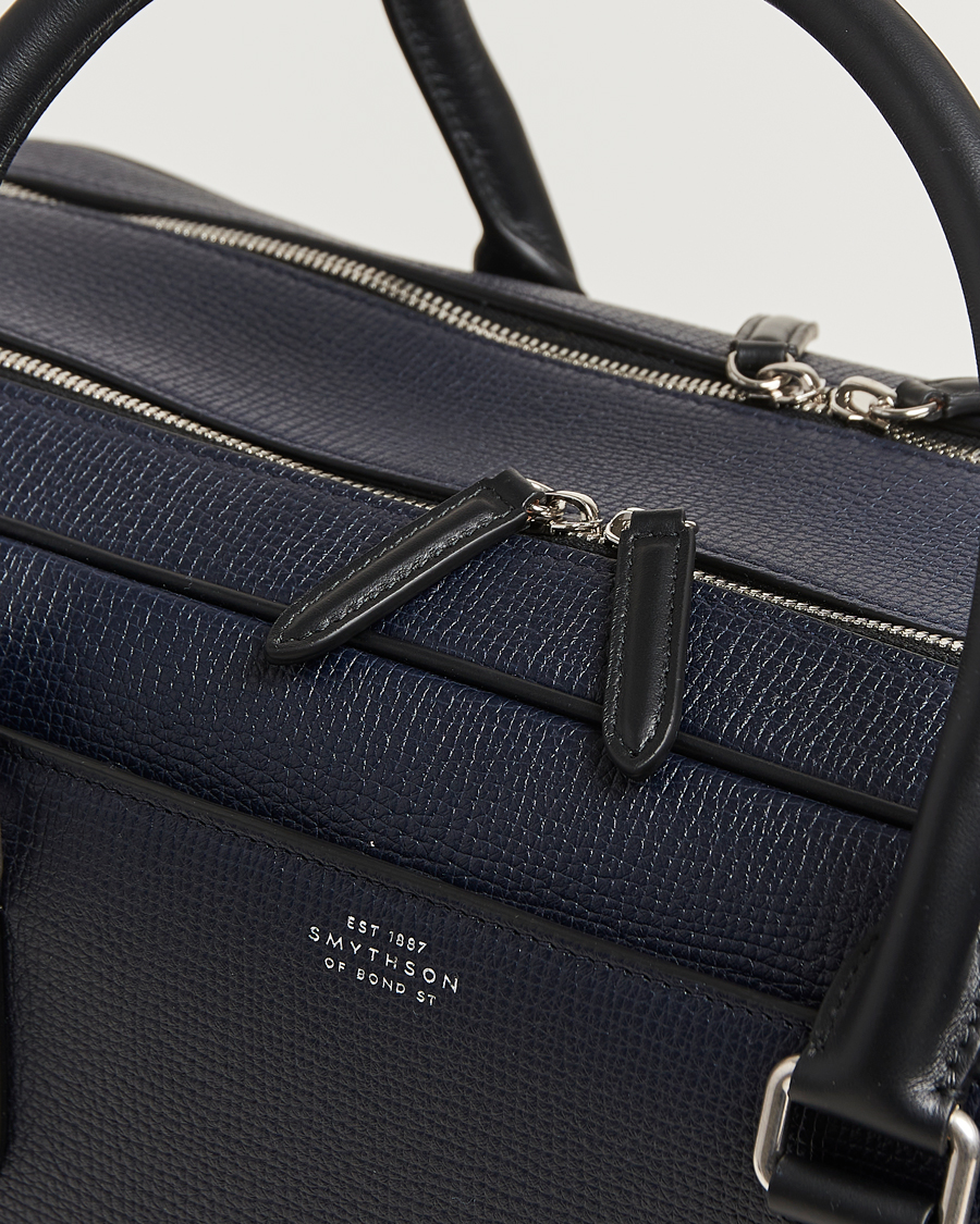 Men | Bags | Smythson | Ludlow 48 Hours Travel Bag Navy
