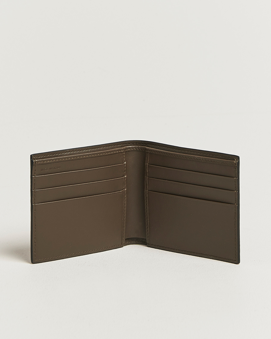Men | Wallets | Smythson | Ludlow 6 Card Wallet Dark Olive