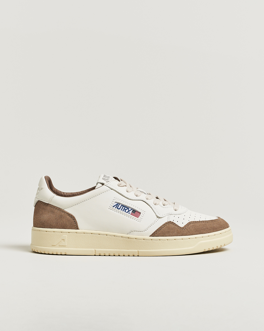 Men | Sneakers | Autry | Medalist Low Sneaker White/Tobacco